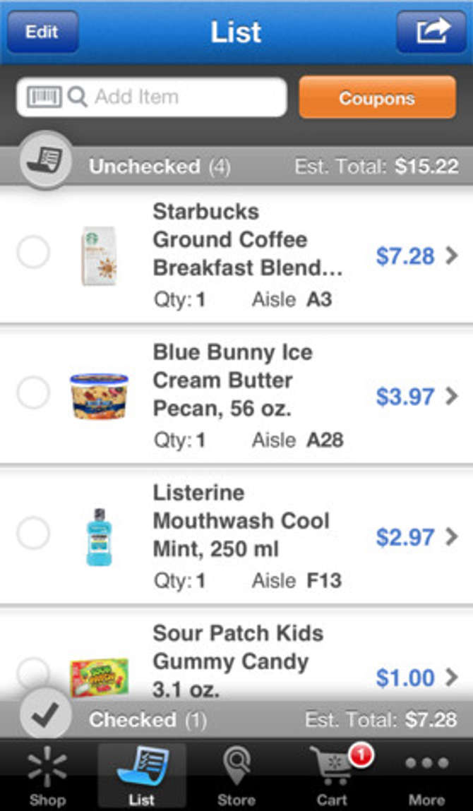 Walmart Mobile App