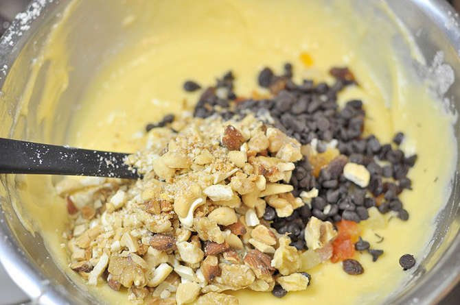 Ingredients in mixing bowl