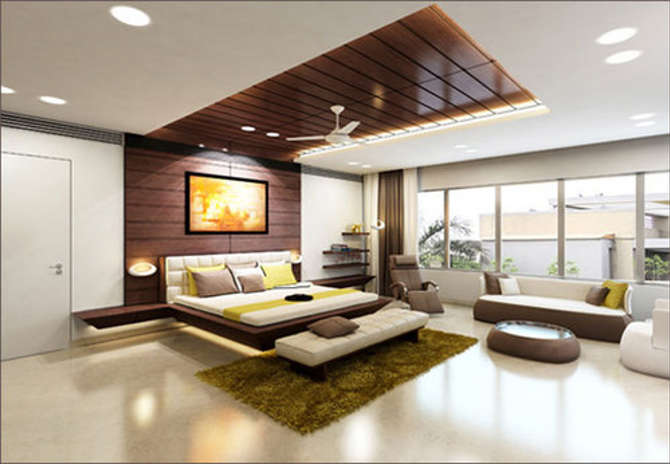 nicely designed, clean room