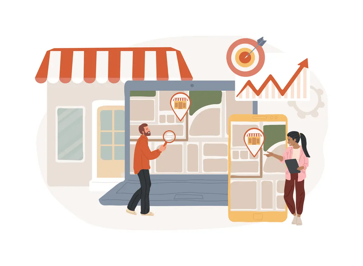 Local users searching for businesses near them.