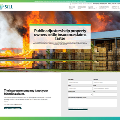Sill website design