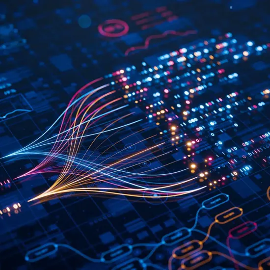 visualization of data being optimized