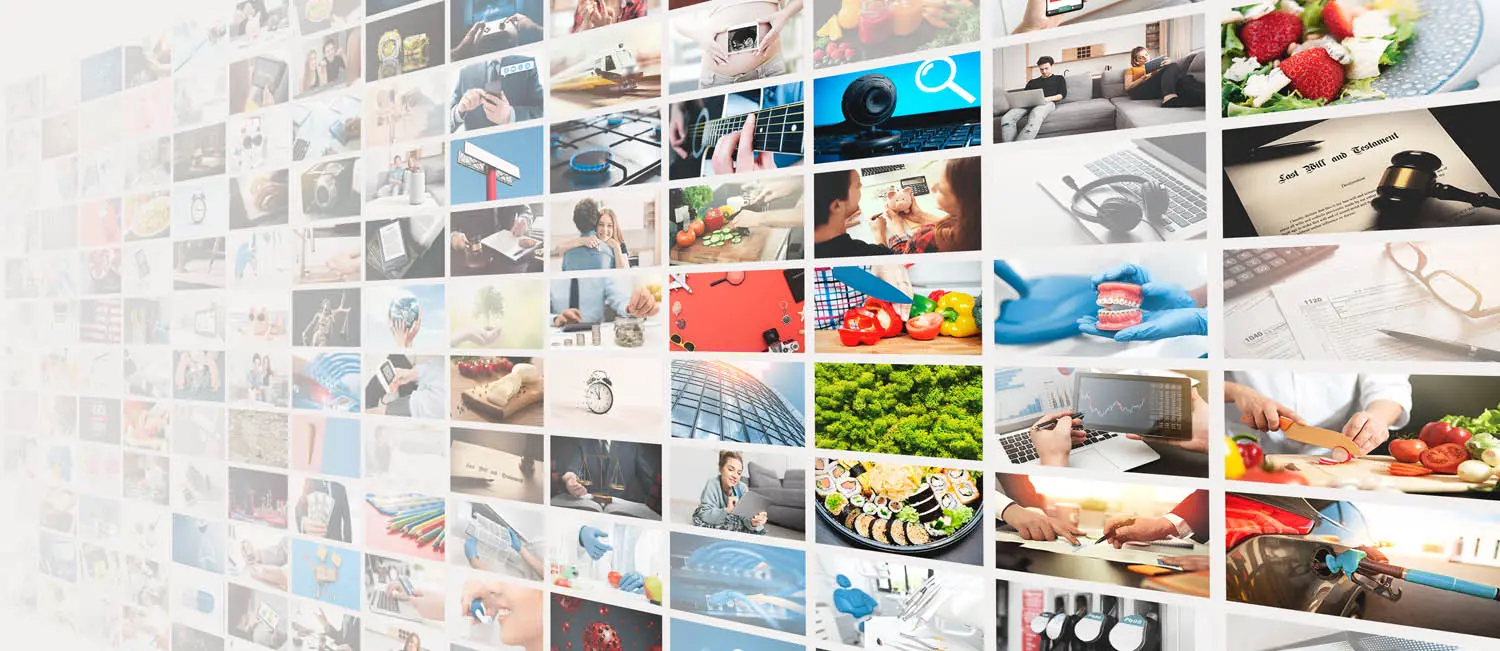 collage of different types of industries