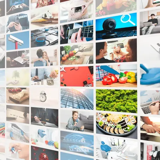 collage of different types of industries