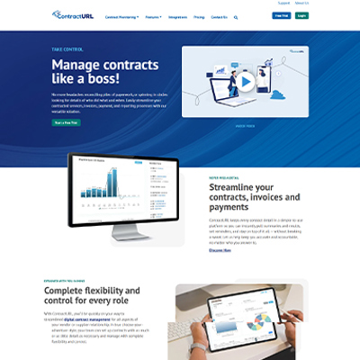 Contract URL website design