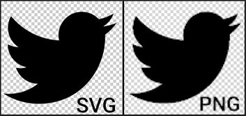 SVG vs. PNG example.