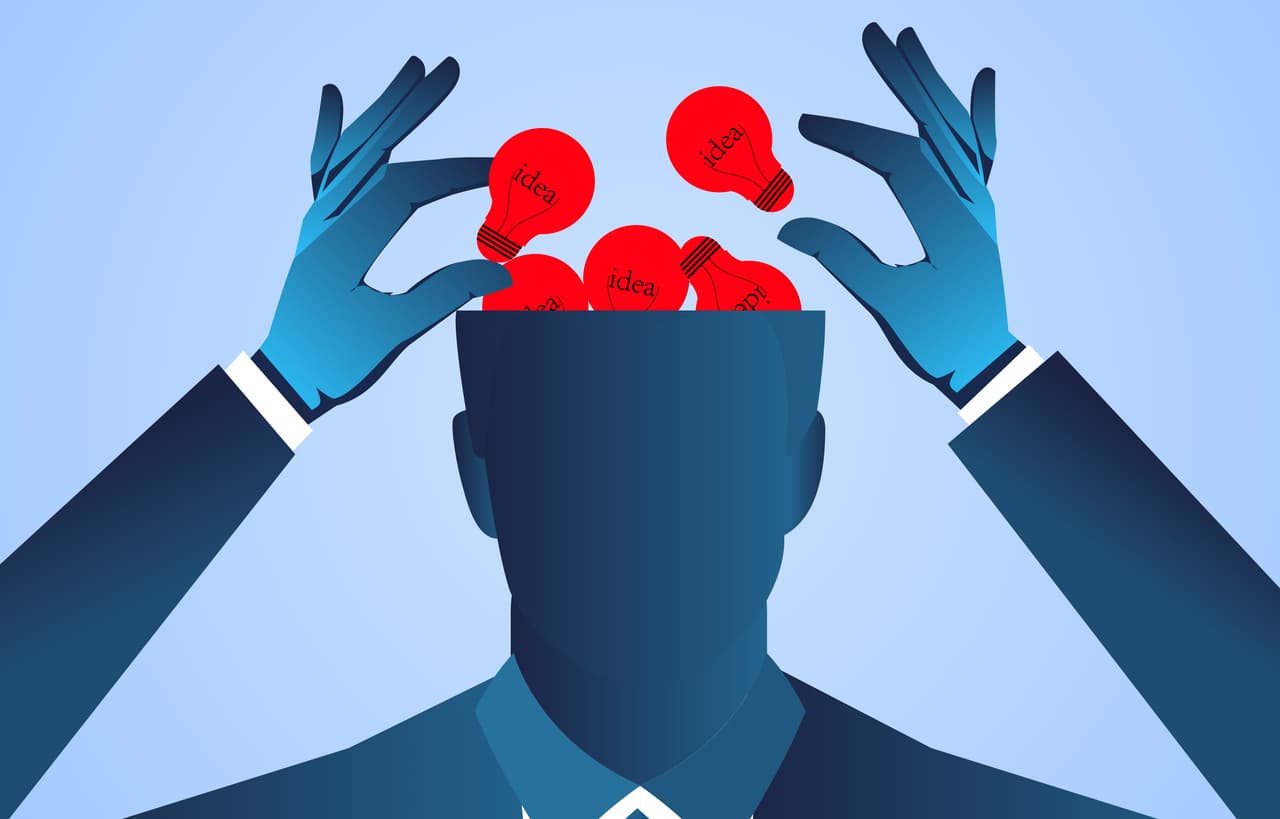 Gathering ideas and information from a subject matter expert for original marketing content.