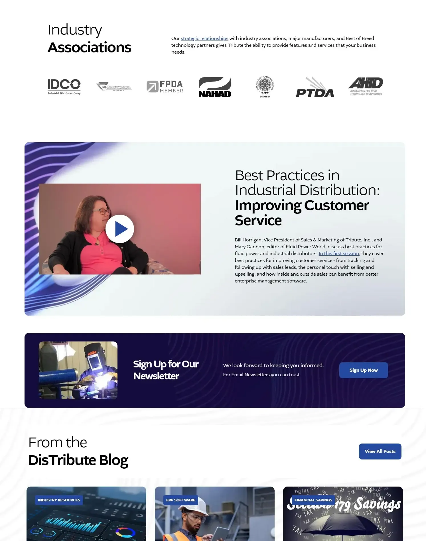 Tribute Umbraco Website Redesign 2