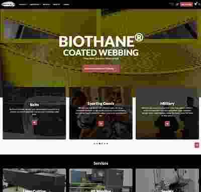 Biothane website design
